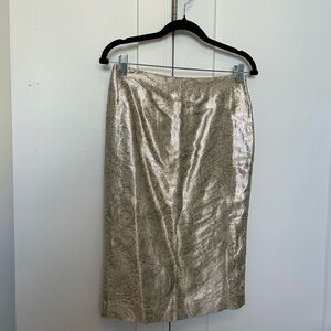 Ralph Lauren purple label Gold Pencil Skirt